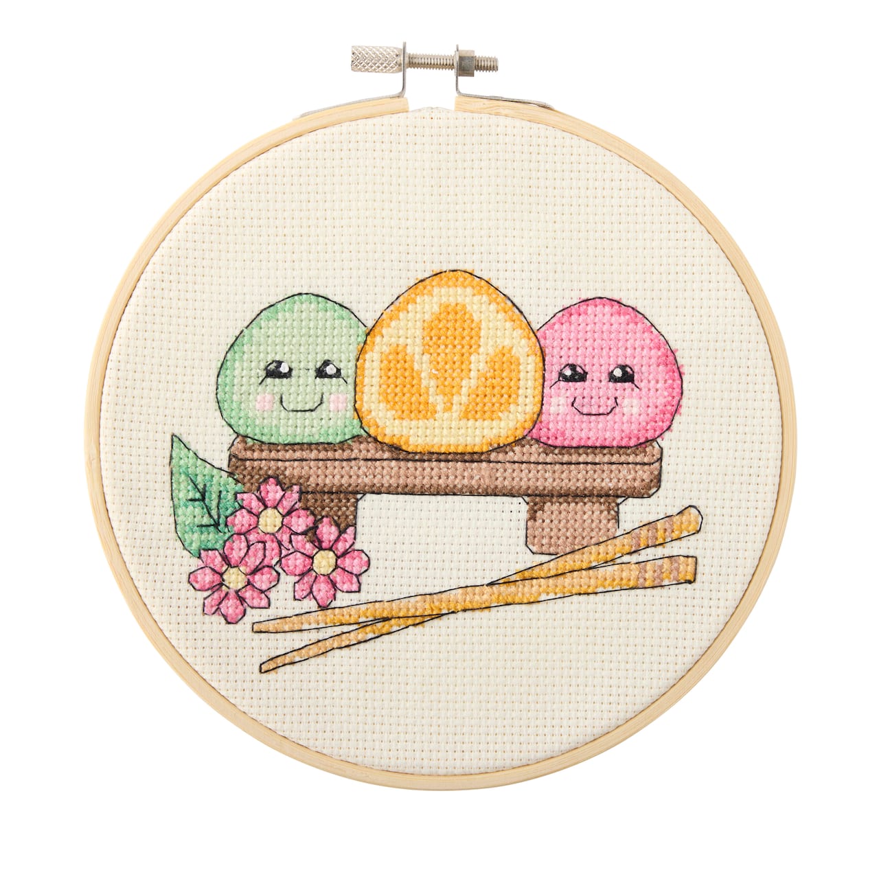 Summer Mochi Counted Cross Stitch Kit by Loops & Threads®